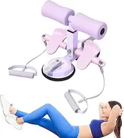 Sit Up Bar Foot Holder - Sit Up Helper With 2 Suction Cup - Adjustable Height, Portable Assistant Device for Floor, Muscle Training, Exercise, Ab Workout