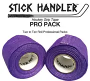 STICK HANDLER Professional Hockey Grip Tape Pro Pack (Purple | Two Pack)