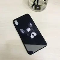 在飛比找蝦皮購物優惠-狗 鬥牛犬 iPhone XS MAX  玻璃殼 手機殼 現