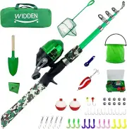 Kids Fishing Pole Portable Telescopic Kids Fishing Poles for Boys and Girls