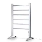 Devanti Electric Heated Towel Rail Rails Warmer Rack Aluminium Bar Bathroom New