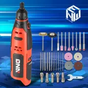 DNA Motoring 12V Electric Mini Grinder Set Grinding Polishing Drilling Tool Red