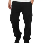 Urban classics - CARGO pants black W34