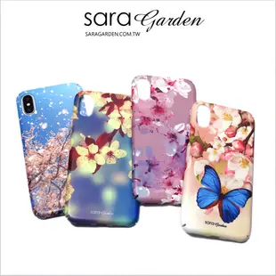 【Sara Garden】客製化 全包覆 硬殼 Samsung 三星 S8+ S8plus 手機殼 保護殼 蝴蝶粉嫩碎花