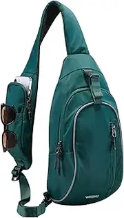 [Waterfly] Crossbody Sling Backpack for Women Men Sling Bag for Traveling Chest Shoulder Bag Hiking Chest Bag Daypack