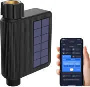Haozee Solar Wifi Sprinkler Timer,Smart Hose Timer for Watering,Smart Water Time