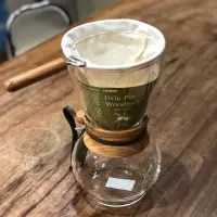 在飛比找蝦皮購物優惠-【HARIO】濾布橄欖木手沖咖啡壺3~4杯 / DPW-3-