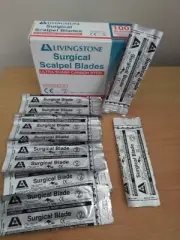 10pc Livingstone Carbon Steel No. 11 Sealed Sterile Surgical Scalpel Blades