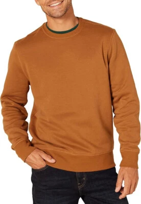 Sweatshirt Brown Men's Size 6X By Amazon Essentials