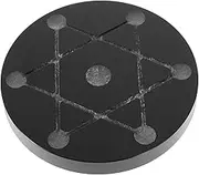BIUDECO Obsidian Crystal Ball Display Jewelry Plate for Home Tabletop and Jewelry Store Lightweight Elegant and Base