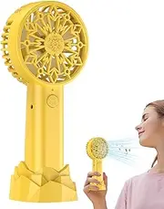 Portable Handheld Fan, Powerful USB Adjustable Portable Fan, Personal Cooling Device for Daily Commuting Car Travel Beach Trips Camping Indoor Classroom Offices