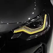 Yellow LED DRL Daytime Running Light Boards For BMW 2 Series G87 M2 2022-2024