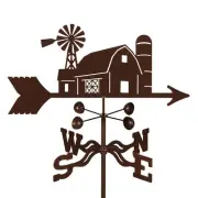 EZ Vane: HEAVY DUTY Steel Farm Scene Weathervane