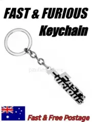 Fast & Furious Keychain Alloy Metal Keyring Gift Collectable Movie Souvenir
