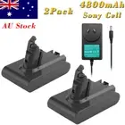 21.6V 4.8Ah Li-ion Battery/Charger for Dyson Vacuum V6 DC58 DC59 DC61 DC62 DC72