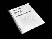 Tascam DP-03 Owners Manual: 92 Page Spiral Bound & Protective Covers!