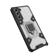 2PCS Shockproof Case for Samsung Note 20 Transparent Ring Stand Phone Cover for GalaxyNote 20 Capa Funda Coque - Clear Samsung Note 20