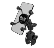 RAM-B-400-A-HOL-UN7BU :: RAM X-Grip Phone Mount with RAM Tough-Claw Small Clamp Base - Short