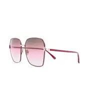 oversized-frame gradient sunglasses 62 Pink