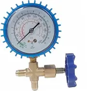 GANAZONO Air Conditioning Recharge Pressure Gauge Manometer Tool Set Complete Manifold Gauge Set for Automotive Home Use Includes Canisters Adapters