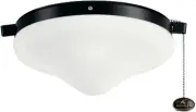 Kichler 380010 Yorke 11"W Single LED Ceiling Fan Light Kit - Black