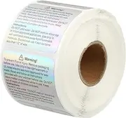 1Roll Adhesive Candle Warning Labels Safety Decals for Candle Jars Tins and DIY Candle Making Eye Catching Design