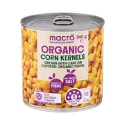 Macro Organic Corn Kernels 340g