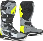 Forma Pilot Motocross Boots, grey-yellow, Size 46 for Men Grey Yellow