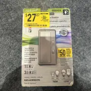 Radiant Legrand Dimmer Light Switch 700w 450w Nickel Rhcl453pniccv4