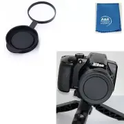 A&R Photo Front Lens Cap Cover For Nikon Coolpix B600 B-600 B 600 Camera + cloth