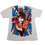 The Adicts Shirt 2X Mens British Flag Subway Union Jack UK Clockwork Orange New