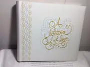 HALLMARK A LIFETIME OF LOVE PHOTO ALBUM New w/tag Holds 4" X 6” Photos-200 total