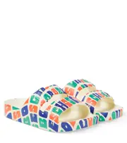 [Bobo Choses] Bobo Choses x Moses logo printed slides UK 8.5 multicoloured