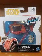 Micro Force Rey Speeder Jakku Star Wars Disney hasbro