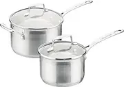 Scanpan Impact 2-Piece Saucepan Set 21.5x42.0x22.0 Centimeters Silver