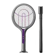 Rechargeable Electric Mosquito Fly Swatter Racket Bug Insect Killer Lamp