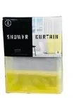 Colorblock Shower Curtain 100% PEVA Free 70x72inch Yellow-Sultan Linens