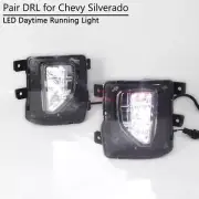 For Chevy Silverado 1500 2016-18 LED DRL Fog Lamp Daytime Running Light Assembly