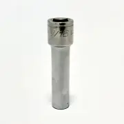 NEW ICON 7/16 INCH DEEP SOCKET 1/2” DRIVE S3DS44 SAE STANDARD 6 POINT POLISHED