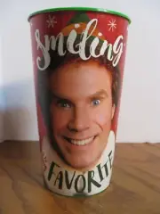 ELF- 22 oz Plastic Cup - Will Farrell - Smiling is my FAVORITE!