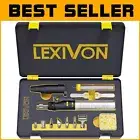Pro-Grade Butane Soldering Iron Kit - Cordless with 13 Adjustable Flame Tips