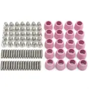 90Pcs WSD50/60P AG60 SG55 Plasma Cutter Torch Consumables Nozzles Tips Pilot ARC