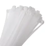 100pcs 8" 110 Lbs Cable Zip Ties Self-Locking Nylon Cable Tie 5/16"