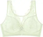 [Generic] Plus Sized Sports Bra Support Adjustment Anti Sagging Undershirt Type Skin Friendly Bra Summer Thin Comfortable Lace Underwear Female Women Bras Plus Size Sexy