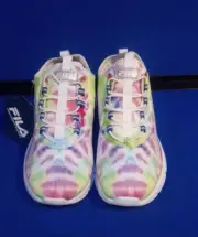 NEW Fila Memory Foam "Memory Skyway Tie Dye" Women's Size 7W Sneakers