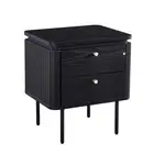 Modern Furniture KAIDAN Side Table/Bedside Table 48cm - Black