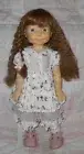 WEE 3 AIMEE SIZE 12-13.5 AUBURN Long Kinky Hair & One Braid & Bangs NWT