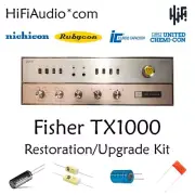 Fisher TX1000 amp amplifier restoration recap repair service rebuild kit