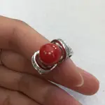 台灣紅珊瑚-阿卡戒指