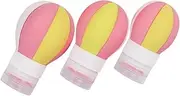 Healeved 3pcs Silicone Travel Bottles Leakproof Hot Air Balloon Shaped Cosmetic Sub Bottles for Lotion Shampoo Wash for Travel Camping and Outdoor Activities
